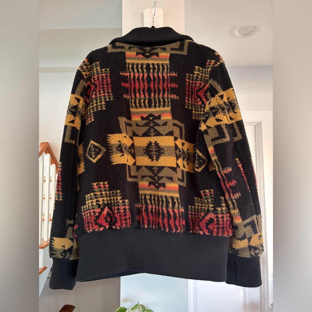 Pendleton FOXGLOVE FLEECE BOMBER JACKET - Size XL - Like New - Picture 12 of 16